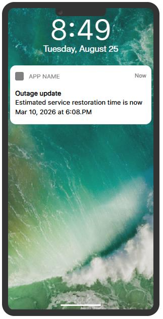 Screenshot of connected devices screen in Quantum Fiber app