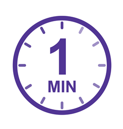 1 minute timer illustration