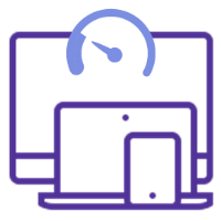 Slow internet connection icon